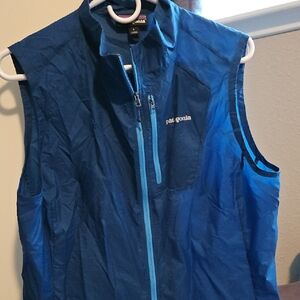 Patagonia Vibrant Blue Zip-Up Vest